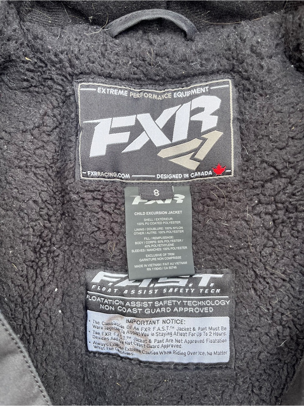 FXR Child Excursion Jacket - Picture 9 of 9